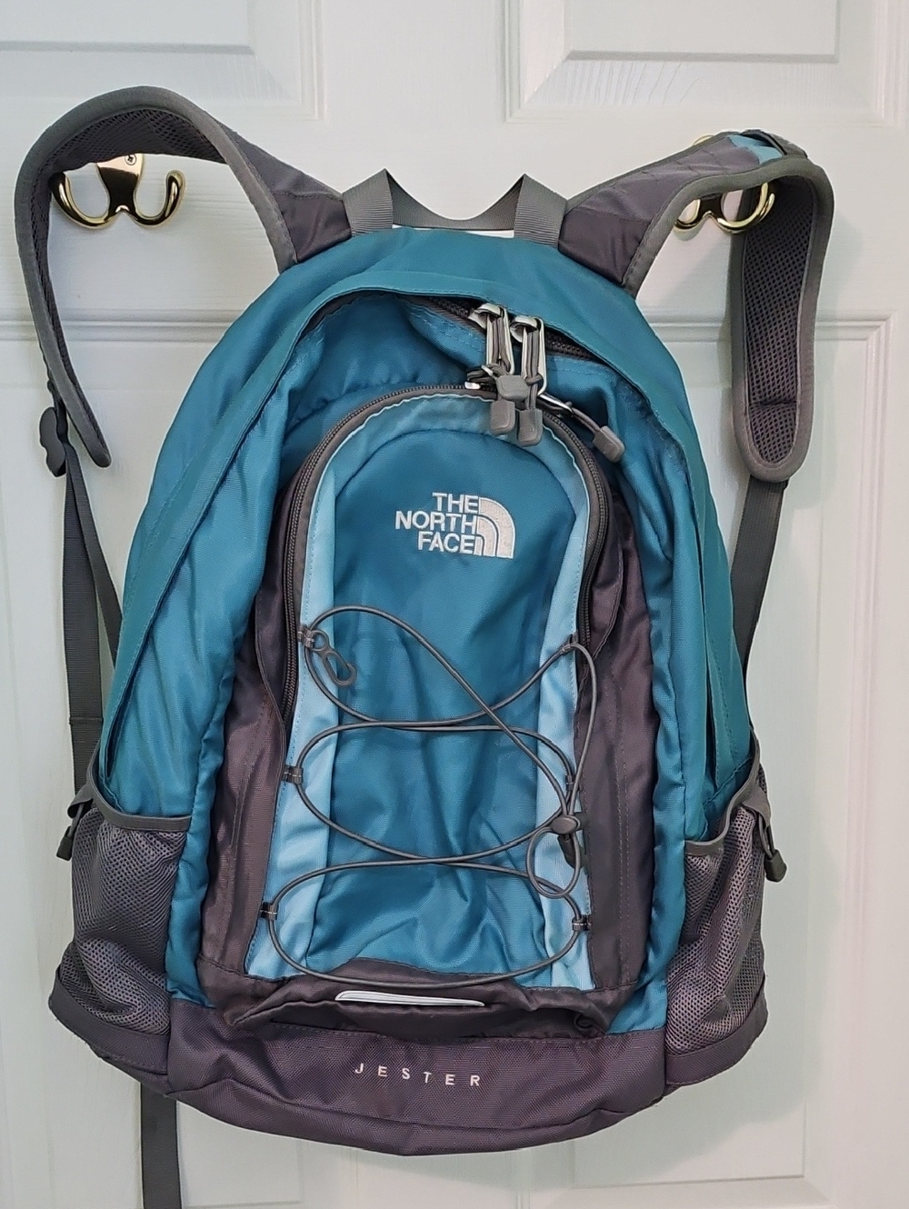The North Face Jester Backpack 2 Tone Blue & Gray